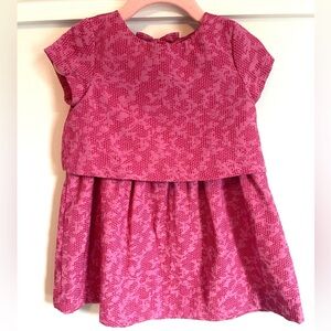 Kate Spade New York Jacquard Popover Pink Dress